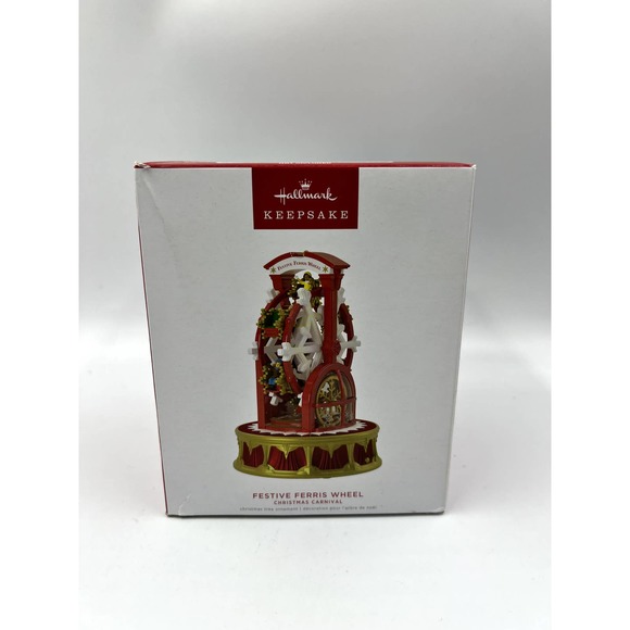 NWB Hallmark Keepsake Ornament 2022 Christmas Carnival Festive Ferris Wheel